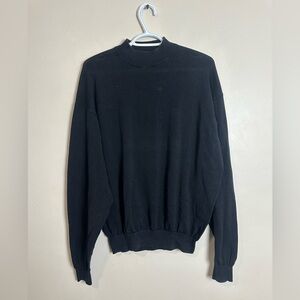 Pronto Uomo Size XL Classic Black Crewneck Sweater